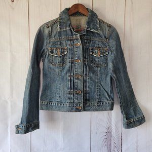 Women’s Gap Jean Jacket. S. Spring, Classic Denim.  EUC